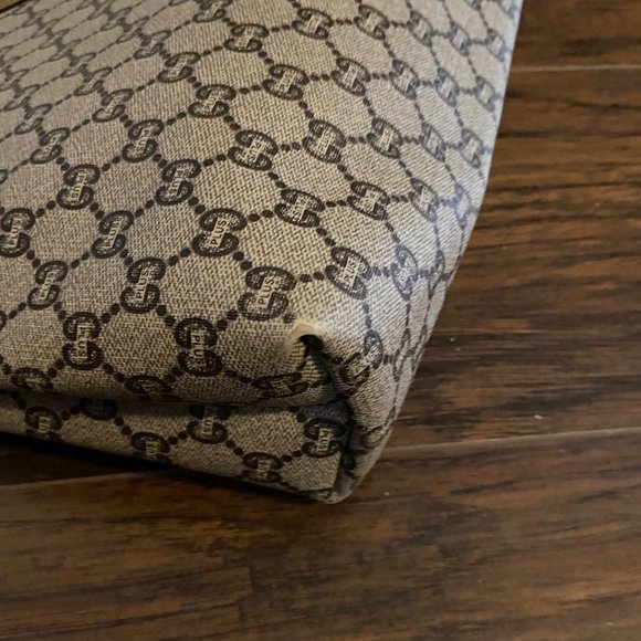 🛑  GUCCI Web Sherry Line GG Plus Tote - Picture 4 of 12